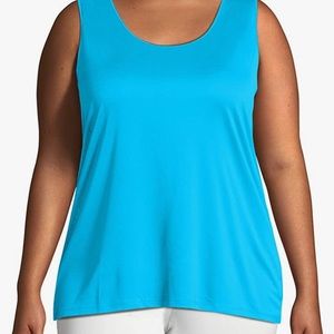 Just My Size Woman’s Plus Size Scoop Neck Tank Top
